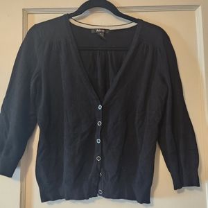 Style & Co black cardigan sweater